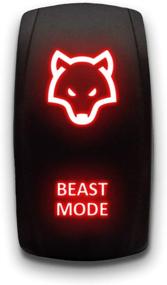 img 4 attached to 🔴 BEAST MODE Red LED Rocker Switch - STARK 5-PIN Laser Etched - 20A 12V ON/OFF Dual Light