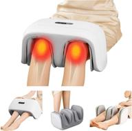 cloris foot massager for circulation: heat therapy, 3d deep kneading, blood flow boost - ideal for plantar fasciitis, diabetics, neuropathy logo