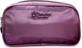 img 4 attached to Prettyfast Cosmetic Insulated Makeup Purple