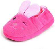 🐰 baby girls' rabbit slipper by enteer logo