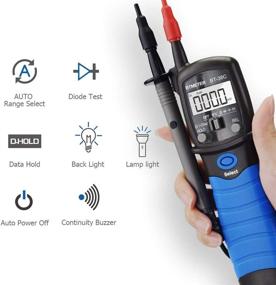 img 1 attached to 🔧 BTMETER BT-38C Pen Type Digital Multimeter: High Voltage Tester with Resistance Meter, Capacitance Diode Test, LCD Screen, Backlit Display, Continuity Alarm, Lamp Light