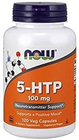 img 4 attached to 😄 Boost Your Mood Naturally with NOW Supplements 5HTP 100 mg Mega-Value 2Pack (120 VegCapsules)