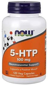 img 2 attached to 😄 Boost Your Mood Naturally with NOW Supplements 5HTP 100 mg Mega-Value 2Pack (120 VegCapsules)