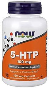 img 3 attached to 😄 Boost Your Mood Naturally with NOW Supplements 5HTP 100 mg Mega-Value 2Pack (120 VegCapsules)