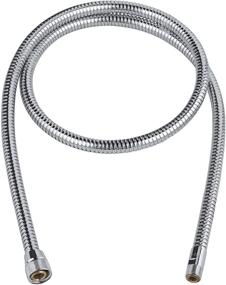 img 3 attached to 🚿 Grohe 46174000 MetalFlex Hose for Kitchen Faucet, 59-Inch, Chrome