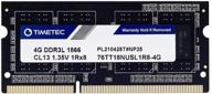 💾 timetec 4gb replacement ddr3l 1866mhz ram for synology ds620slim, ds218+, ds718+, ds918+, ds418play - non-ecc unbuffered sodimm pc3l-14900 1.35v memory logo