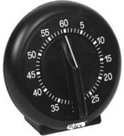 ⏰ 60 minute kitchen timer - mechanical timing - loud alarm - ideal for cooking, baking, gym, homework, office meetings - black logo