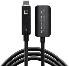 img 4 attached to 🔌 TetherBoost Pro USB-C Расширительный кабель c ядром-контроллером в элегантном матовом черном цвете