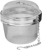 форма для заварки чая fox run 5143 metallic tea ball infuser - 3 x 3 x 3 дюйма для специй и рассыпного чая. логотип