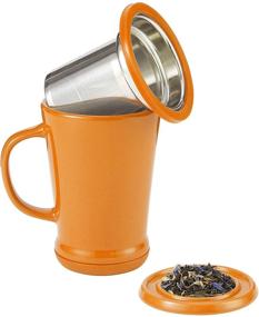 img 3 attached to CasaWare Infuser Ceramic 14 Ounce Orange