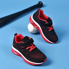 img 1 attached to 🏃 JARLIF Breathable Girls' Athletic Running Sneakers: Optimal Shoes for Athletic Activities