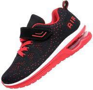 🏃 jarlif breathable girls' athletic running sneakers: optimal shoes for athletic activities logo