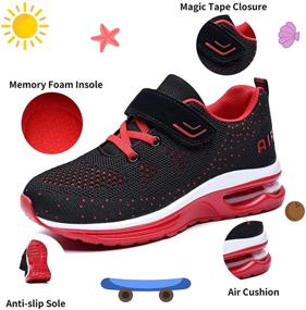 img 3 attached to 🏃 JARLIF Breathable Girls' Athletic Running Sneakers: Optimal Shoes for Athletic Activities