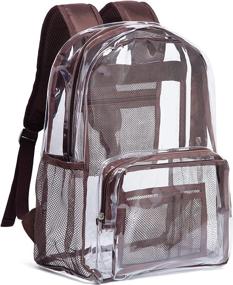 img 4 attached to Vorspack Backpack Transparent Reinforced Workplace Backpacks for Casual Daypacks