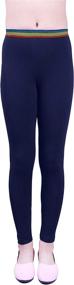 img 1 attached to Stylish & Comfortable IRELIA Girls Leggings for Spring - High-Quality Cotton, Perfect for Girls' Clothing