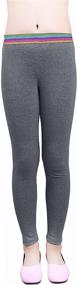 img 3 attached to Stylish & Comfortable IRELIA Girls Leggings for Spring - High-Quality Cotton, Perfect for Girls' Clothing