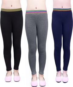 img 4 attached to Stylish & Comfortable IRELIA Girls Leggings for Spring - High-Quality Cotton, Perfect for Girls' Clothing