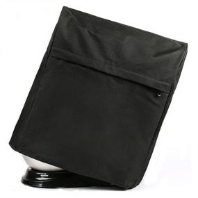 img 4 attached to 🎛️ Black Mixer Dust Cover with Pockets - Compatible with 4.5 Quart and 6 Quart KitchenAid Stand Mixers