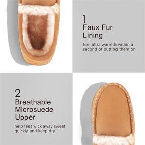 img 3 attached to 👟 Fupoia Non-Slip Boys' Shoes: Slippers and Moccasins for Maximum Comfort