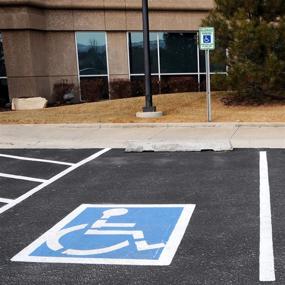 img 2 attached to Handicap Reserved Parking SmartSign with Reflective Material