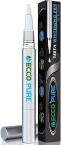 img 3 attached to 🦷 Ecco Pure Teeth Whitening Pen - 1-Pack Gel Pen Kit with 35% Carbamide Peroxide - Achieve a Pearl Smile, as White as Snow