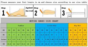 img 2 attached to 👟 Hetios Girls High-Heeled Sneakers for Running - Athletic Sock Shoes for Kids, Boys & Girls (Toddler, Little Kid, Big Kid)