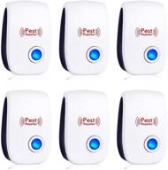 🚫 vart ultrasonic pest repeller 6 pack – effective indoor pest control electronic plug in to repel mosquitoes, mice, cockroaches, rats, bugs, spiders, ants, flies logo