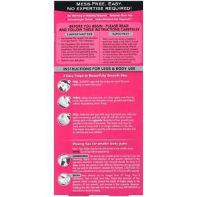 img 3 attached to 🪒 Nair Wax Ready-Strips for Legs & Body: Convenient 3-Pack with 40 CT for Effective Hair Removal