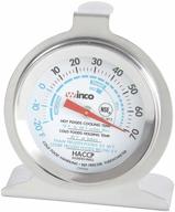 🌡️ 2-inch winco dial refrigerator/freezer thermometer with hook and panel base for improved seo logo