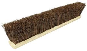 img 2 attached to 🧹 Weiler 42023 24-Inch Block Size, Palmyra Fill, Garage Brush Ideal for Wet or Dry Sweeping, Natural Material