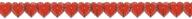 ❤️ lace heart garland party accessory: one count/pkg for effortless party decor logo
