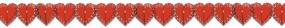img 1 attached to ❤️ Lace Heart Garland Party Accessory: One Count/Pkg for Effortless Party Decor