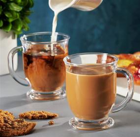 img 3 attached to ☕ Godinger Glass Handle Coffee Beverage: The Perfect Way to Savor Your Morning Brew