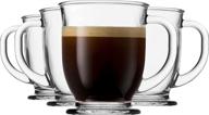 ☕ godinger glass handle coffee beverage: the perfect way to savor your morning brew logo