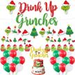 utopp grinches decorations glittery christmas logo