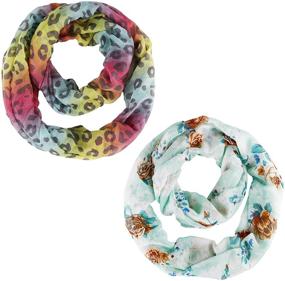 img 4 attached to 🧣 Легкий шарф для мальчиков - розовые аксессуары для девочек - шарфы