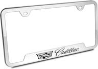 automotive gold mirrored cadillac cut out logo