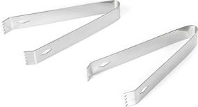 img 3 attached to Versatile Stainless Steel Tongs: Ideal for All Your Culinary Needs