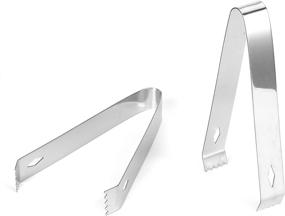 img 4 attached to Versatile Stainless Steel Tongs: Ideal for All Your Culinary Needs