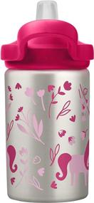 img 1 attached to 🐫 Stainless Steel CamelBak Eddy+ Kids 14 oz Water Bottle