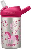 🐫 stainless steel camelbak eddy+ kids 14 oz water bottle logo