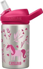 img 4 attached to 🐫 Stainless Steel CamelBak Eddy+ Kids 14 oz Water Bottle