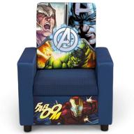 🪑 marvel avengers high back upholstered chair by delta children logo