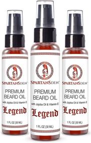 img 1 attached to 🏻 Spartans Den Premium Beard Oil Sale: Combat Itch & Dandruff, Enhance Softness, Support Healthy Beard Growth, 'Legend' 1 oz Offer