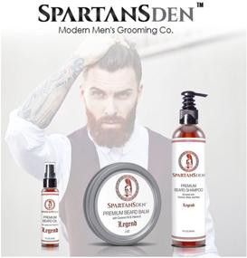 img 3 attached to 🏻 Spartans Den Premium Beard Oil Sale: Combat Itch & Dandruff, Enhance Softness, Support Healthy Beard Growth, 'Legend' 1 oz Offer