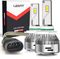 💡 lasfit 9012 led bulbs | ultra bright 60w 6000lm 6000k replacement bulb | adjustable 360 degree beam | plug & play (2pcs) logo