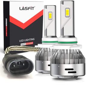 img 4 attached to 💡 LASFIT 9012 LED Bulbs | Ultra Bright 60W 6000LM 6000K Replacement Bulb | Adjustable 360 Degree Beam | Plug & Play (2PCS)