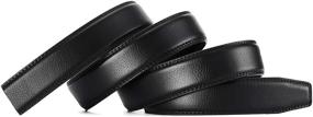 img 1 attached to Versatile Leather Ratchet Replacement: Essential Men's Belt Accessories