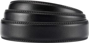 img 2 attached to Versatile Leather Ratchet Replacement: Essential Men's Belt Accessories