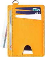 credit card holder leather minimalist logo